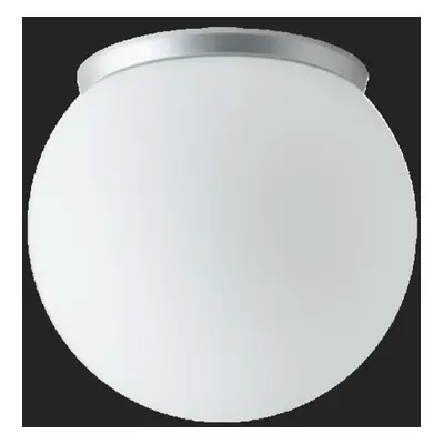 OSMONT 71517 STYX 1 stropní/nástěnné skleněné svítidlo stříbrná / bílá IP65 4000 K 9W LED DALI