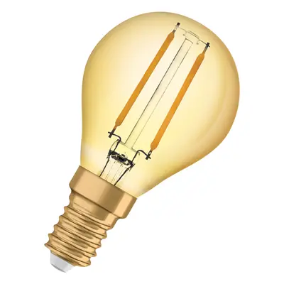 OSRAM Vintage 1906 LED CL P FIL GOLD 22 non-dim 2,5W/824 E14