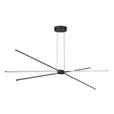 LED Závěsné svítidlo AZzardo Jax pendant black AZ3135 33W 1600lm 3000K IP20 132cm černé