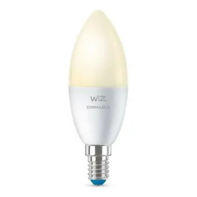 LED Žárovka WiZ Dimmable 8718699786212 E14 C37 4,9-40W 470lm 2700K, stmívatelná