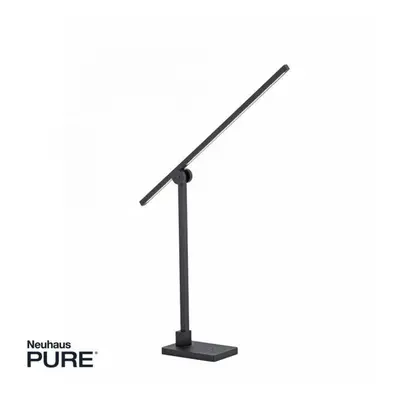 PAUL NEUHAUS PURE GRAFO LED stolní lampa, černá, nastavitelná, stmívatelná 3000K