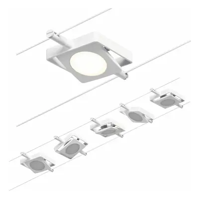 PAULMANN LED lankový systém MacLED základní sada 5x4,5W 3000K 230/12V bílá/chrom