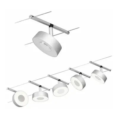 PAULMANN LED lankový systém Circle základní sada 5x5W 3000K 230/12V matný chrom/chrom