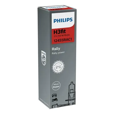 Philips H3 Rally 12V 100W PK22s 1ks 12455RAC1