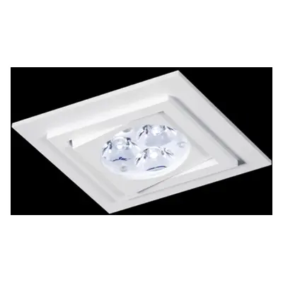 BPM Vestavné svítidlo Aluminio Blanco, bílá, 3LEDx3W, 230V 4938 4270LED2.D40.3K