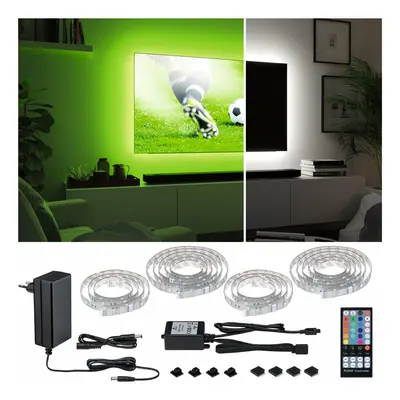 PAULMANN MaxLED 250 LED Strip TV Comfort základní sada 75 Zoll 5,1m 25,5W 230lm/m 28LEDs/m RGBW+