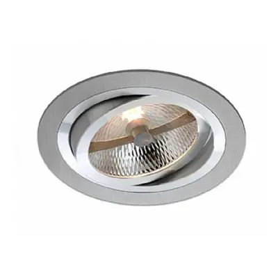 BPM Vestavné svítidlo Aluminio Plata, kartáč.hliník 9LEDx3W, 230V 4804 3071LED.D40.3K