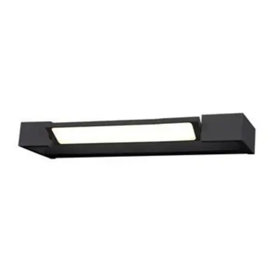 LED Koupelnové nástěnné svítidlo AZzardo Dali 30 3000K black AZ2883 9W 1050lm 3000K IP44 30cm če