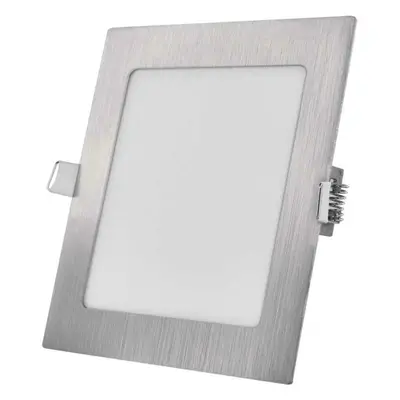 EMOS LED podhledové svítidlo NEXXO stříbrné, 17,5 x 17,5 cm, 12,5 W, teplá/neutrální bílá ZD2233