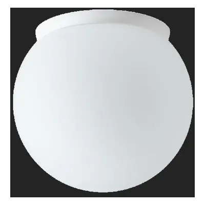 OSMONT 61220 STYX 1 stropní/nástěnné skleněné svítidlo bílá IP65 3000 K 9W LED