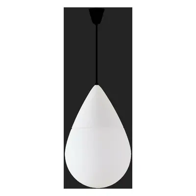 OSMONT 63566 DANAE S závěsné skleněné svítidlo černá / bílá IP40 4000 K 2x20/9W LED