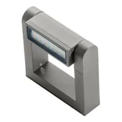 LED Venkovní nástěnné svítidlo AZzardo Frame wall bright grey AZ2133 8W 800lm 3000K IP54 18,5cm 