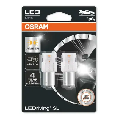 OSRAM LED PY21W 7507DYP-02B AMBER 12V 1,5W BAU15s