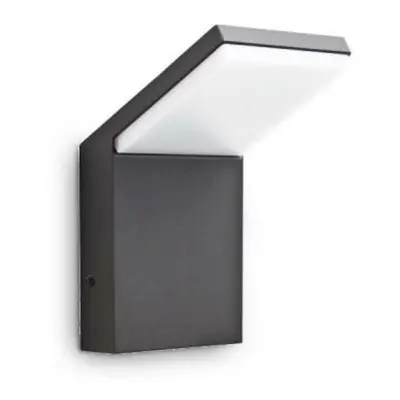 LED Venkovní nástěnné svítidlo Ideal Lux Style AP1 Anthracite 209845 9W 680lm IP54 antracitové