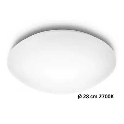 LED Stropní svítidlo Philips Suede 31801/31/EO bílé 2700K 28cm