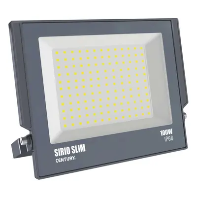 CENTURY REFLEKTOR LED SIRIO SLIM ČERNÝ 100W 4000K 9000Lm 110d 270x29x230mm IP66 CEN SRS-1009540