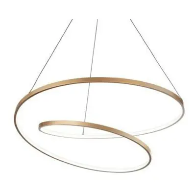 LED Závěsné svítidlo Ideal Lux OZ SP D80 ORO 269467 59W 6000lm 3000K IP20 80cm zlaté