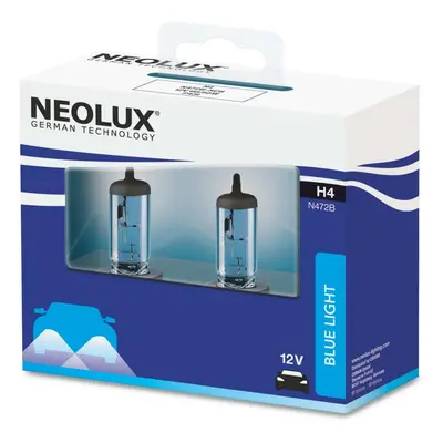 NEOLUX H4 12V 60/55W P43t Blue Light 2ks N472B-2SCB