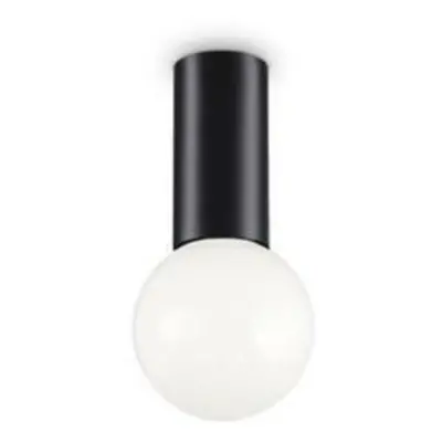 Stropní a nástěnné přisazené svítidlo Ideal Lux Petit PL1 Nero 232980 E27 1x60W IP20 černé