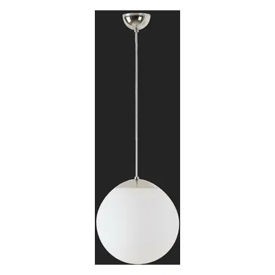 OSMONT 60838 ADRIA S2 závěsné skleněné svítidlo nerez leštěná / bílá IP40 4000 K 20W LED