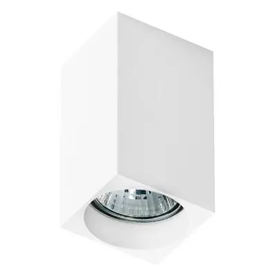 Stropní bodové přisazené svítidlo AZzardo Mini Square white AZ1381 GU10 1x50W IP20 5,6cm hranaté