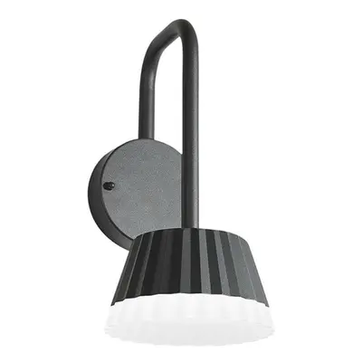 ACA Lighting LED SMD venkovní nástěnné svítidlo 10W 400LM 85d 230V AC 3.000K tmavá šedá CRI80 IP