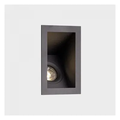 KOHL LIGHTING KOHL-Lighting FOCUS zapuštěné svítidlo do zdi 130x85 mm černá 8 W LED