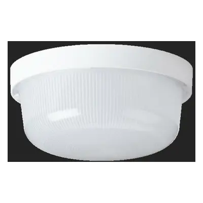 OSMONT 50620 ELEKTRA 3 stropní/nástěnné průmyslové plastové svítidlo bílá IP54 4000 K 8W LED