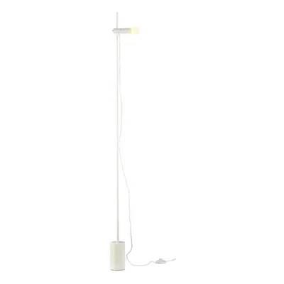 ACA Lighting stojací lampa 1XE14 bílý mramor+kov D9XH160CM HERA OD581F160W