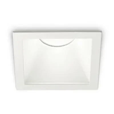 LED Zápustné bodové svítidlo Ideal Lux Game Square White White 192376 11W 850lm 3000K IP20 hrana