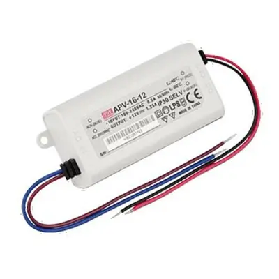 MEANWELL APV-16-12 12V/16W CV Meanwell LED DRIVER IP42