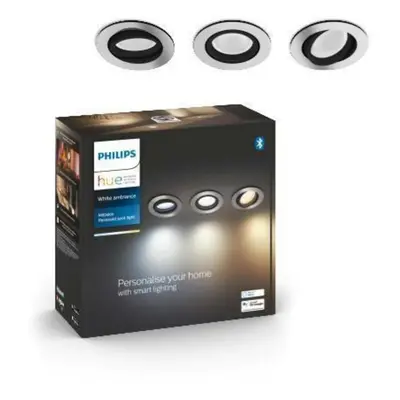 PHILIPS HUE Hue Bluetooth LED White Ambiance set 3ks Zapuštěných bodových svítidel Philips Milis