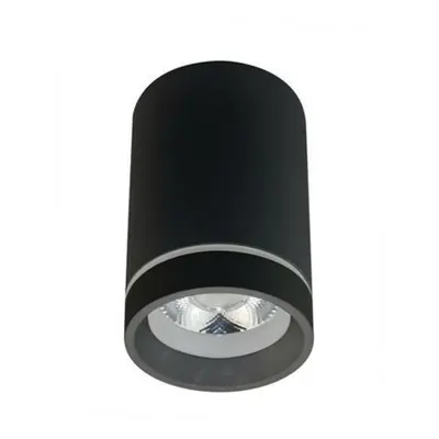 LED Stropní bodové přisazené svítidlo AZzardo Bill black AZ3376 10W 850lm 4000K IP20 6,5cm černé