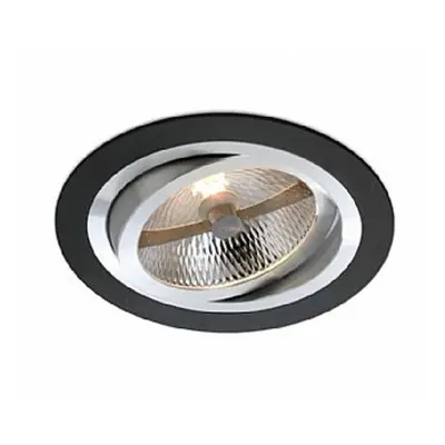 BPM Vestavné svítidlo Aluminio Negro, černá, 9LEDx3W, 230V 4904 3073LED.D40.3K