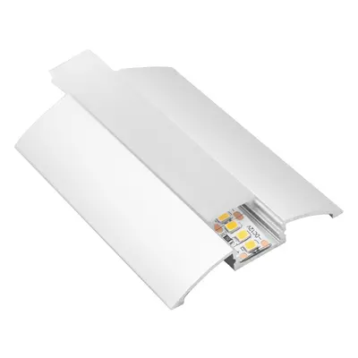 CENTURY AL PROFIL pro LED pásek 10mm ultraplochý opálový kryt 57x9mm IP20 délka 2m CEN KPRSL-570