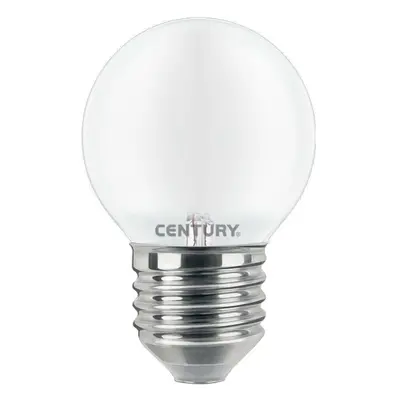 CENTURY LED FILAMENT MINI GLOBE SATEN 6W E27 3000K 806Lm 360d 45x72mm IP20 CEN INSH1G-062730