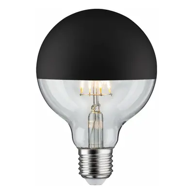 PAULMANN LED Globe 6,5 W E27 zrcadlový svrchlík černá mat teplá bílá stmívatelné 286.76