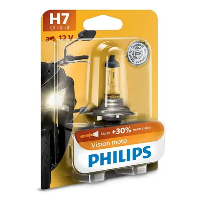 Philips H7 Vision Moto 55W 12972PRBW +30% motožárovka