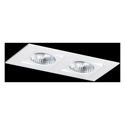 BPM Vestavné svítidlo Aluminio Blanco, bílá, 2x50W, 12V 792 4201