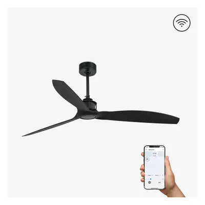 FARO JUST FAN M, černá, stropní ventilátor s DC motorem SMART