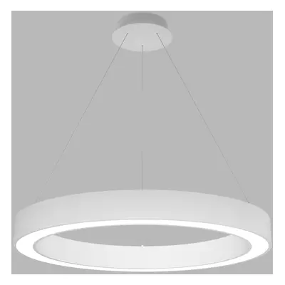 LED2 3273951D Závěsné svítidlo SATURN SLIM 80 P-Z, W DALI/PUSH DIM 60W 2CCT 3000K/4000K bílá