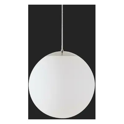 OSMONT 62716 ADRIA S3 HP závěsné skleněné svítidlo nerez leštěná / bílá IP40 4000 K 52W LED