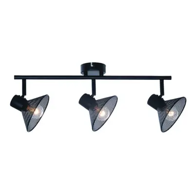 ACA Lighting nástěnné a stropní svítidlo 3XE14 PALOMA černá 53X13X19CM TNK2833SB