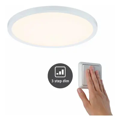 PAULMANN LED vestavné svítidlo Areo VariFit IP44 3-krokové-stmívatelné 230mm 16W 3.000K bílá 930