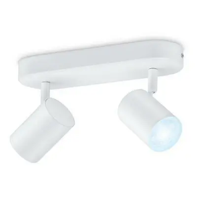 Philips Stropní bodové svítidlo WiZ IMAGEO LED GU10 2x4,9W 2x345lm 2700-6500K IP20 CRI90 bílé, s