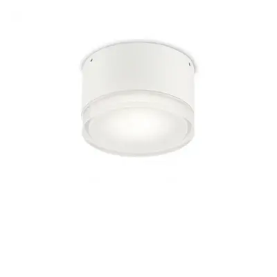 Venkovní stropní a nástěnné svítidlo Ideal Lux Urano PL1 small bianco 168036 bílé 12cm IP44