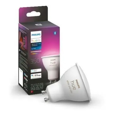 PHILIPS HUE Hue Bluetooth LED White and Color Ambiance žárovka Philips 8719514339880 GU10 4,3W 3