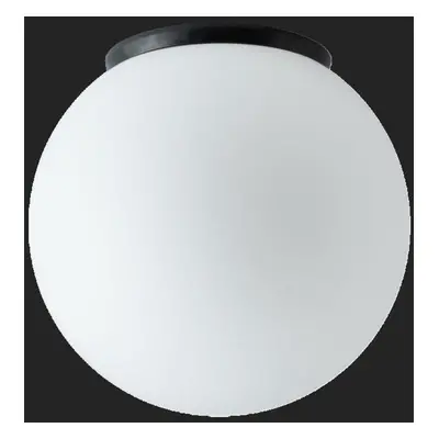 OSMONT 61726 STYX 2 stropní/nástěnné skleněné svítidlo černá / bílá IP65 4000 K 9W LED