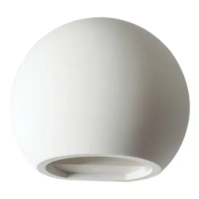 ACA Lighting Gypsum nástěnné sádrové svítidlo G85311W