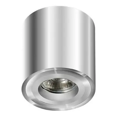 Stropní bodové přisazené svítidlo AZzardo Mini Bross chrome AZ1757 GU10 1x50W IP20 8cm chromové